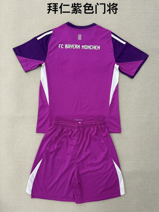 Bayern Munich Goalkeeper Pink Fans Kits Football Jersey 2025/2026 (Kids And Man )