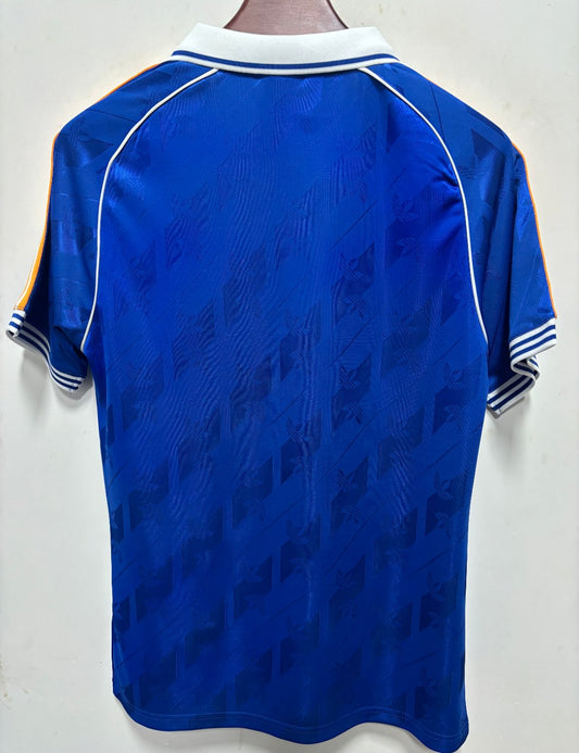 Retro Real Madrid Polo Fans Blue Football Jersey 2025/2026