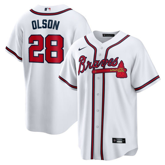 MLB Atlanta Braves Fans White Baseball Jerseys 2025