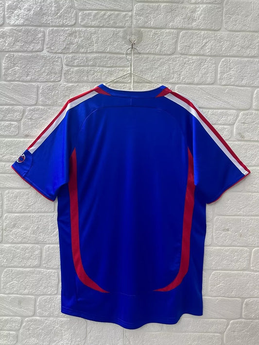 Retro France Home Fans Football Jersey 2006