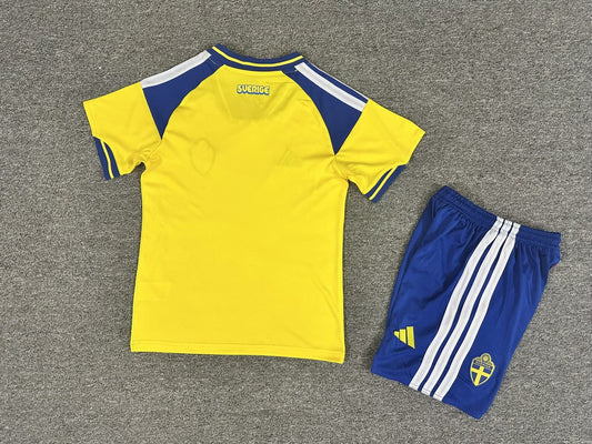 Sweden Home Kids Fans Football Jersey 2026/2027