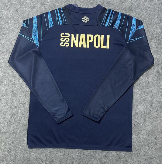 Napoli Long Sleeve Pre-race Uniform Special Edition Fans Football Jersey 2025/2026