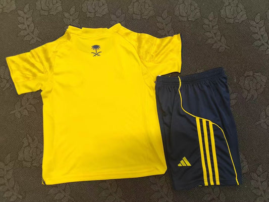 Al-Nassr FC Home Kids Football Jersey 2025/2026