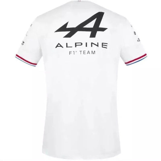 F1 Formula One Alpine White Short Sleeve Racing Suit(高山) 2021