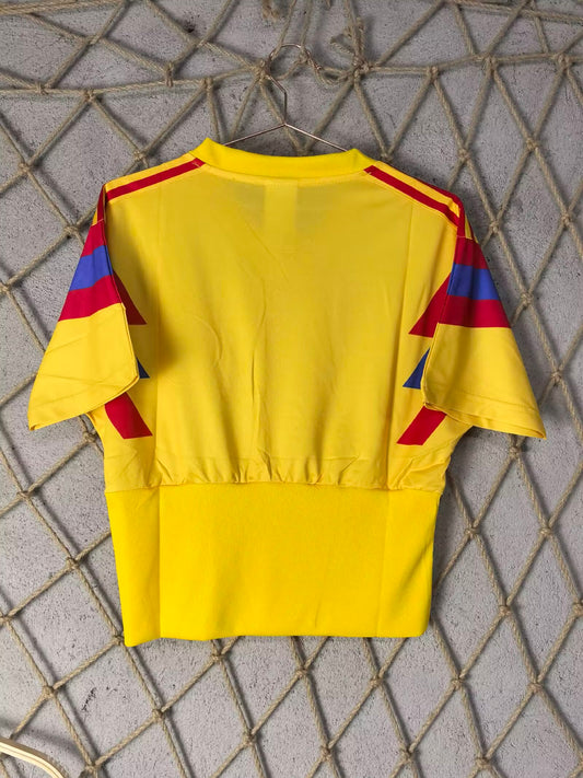 Retro Colombia Home Women Football Jersey 1990