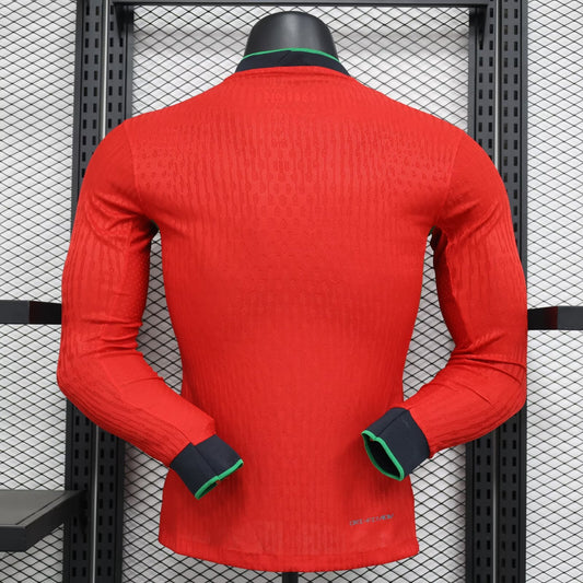 Portugal Home Long Sleeve Player Football Jersey 2024/2025