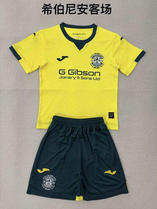 Hibernian Away Fans (Kids And Man) Football Jersey 2025/2026