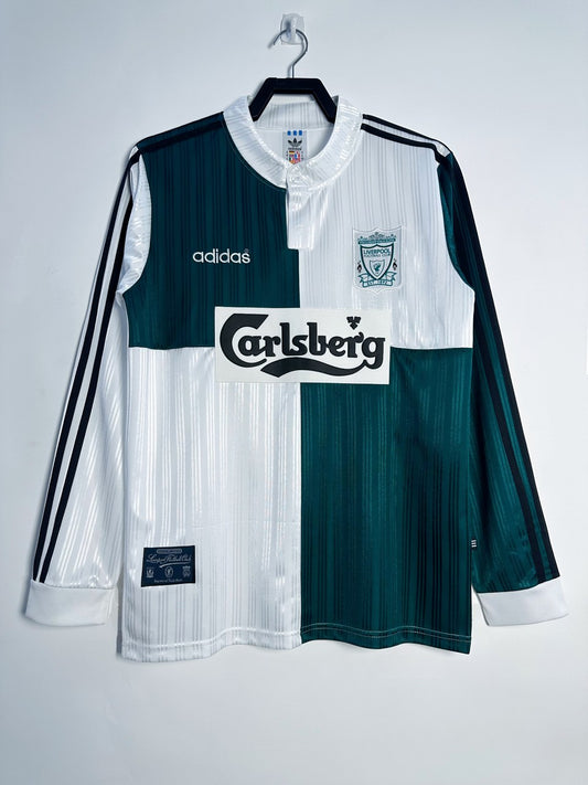 Retro Liverpool Away Long Football Jersey 1995/1996