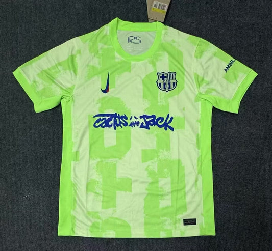 Barcelona Third Away Travis Scott Co Branded Version Special Edition Fans Football Jersey 2025/2026