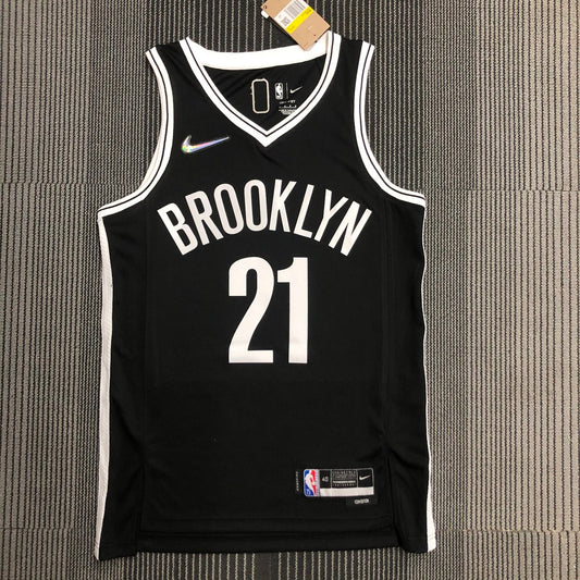Brooklyn Nets Black #21 ALDRIDGE NBA Season Jerseys 75 Year
