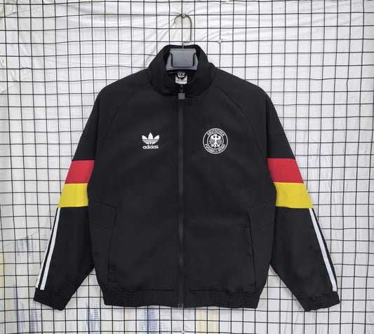 Retro Germany Windbreaker Black Football Jersey 2024