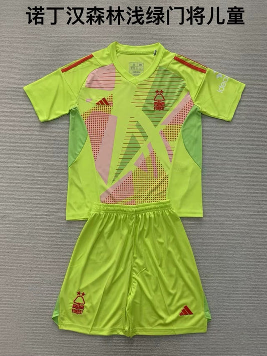 Nottingham Forest Goalkeeper Kids Football Jersey 2024/2025