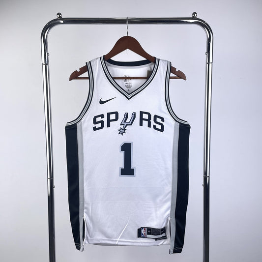 San Antonio Spurs White #1 WEMBANYAMA NBA Season Jerseys