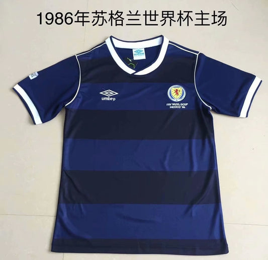 Retro Scotland Home Football Jersey 1986