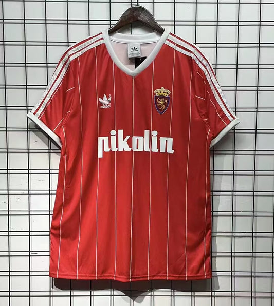 Retro Real Zaragoza Home Fans Football Jersey 1995/1996