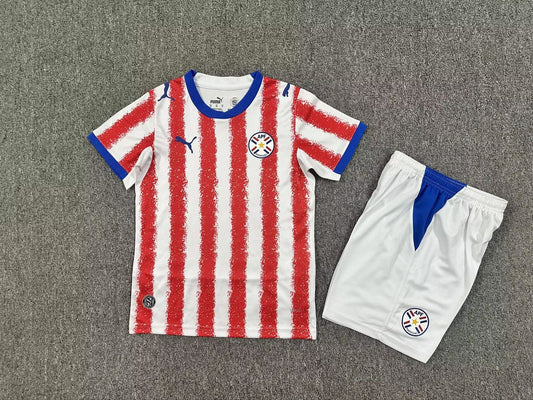 Paraguay Home Kids Fans Football Jersey 2026/2027