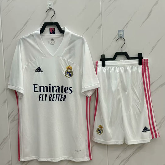 Retro Real Madrid Kits Suit Home Football Jersey 2020/2021