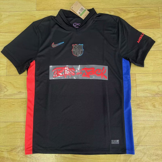 Barcelona Away Travis Scott Co Branded Version Special Edition Fans Football Jersey 2025/2026