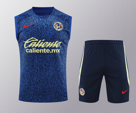 Club America Training Clothing Vest Set Football Jersey 2024/2025
