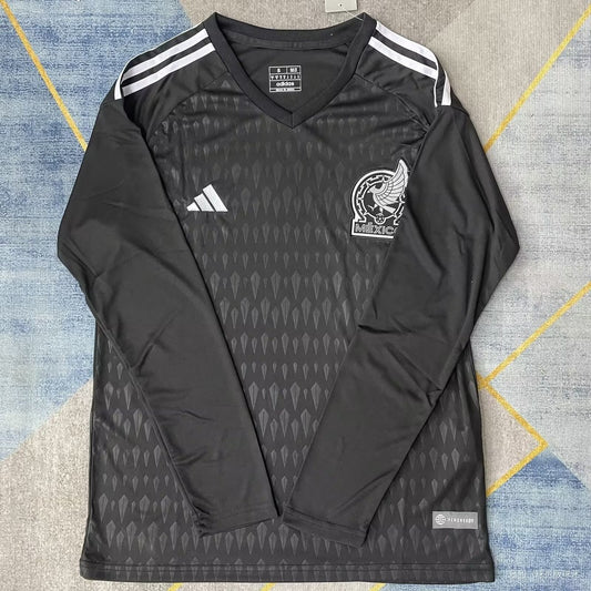 Mexico Black Long Fans Football Jersey 2026/2027