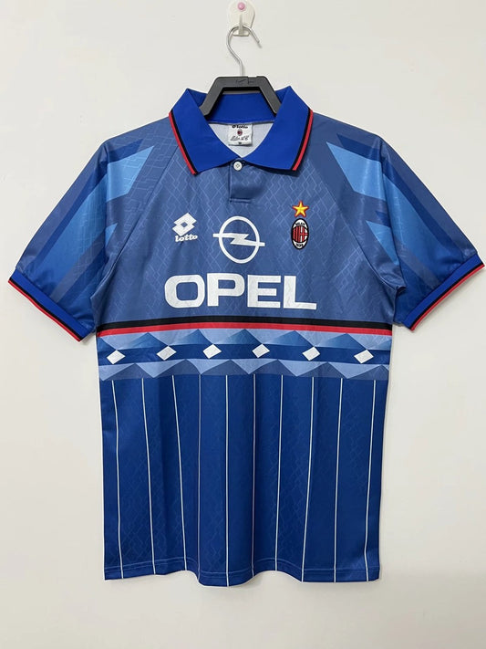 Retro AC Milan 4Th Away Blue Football Jersey 1995/1996