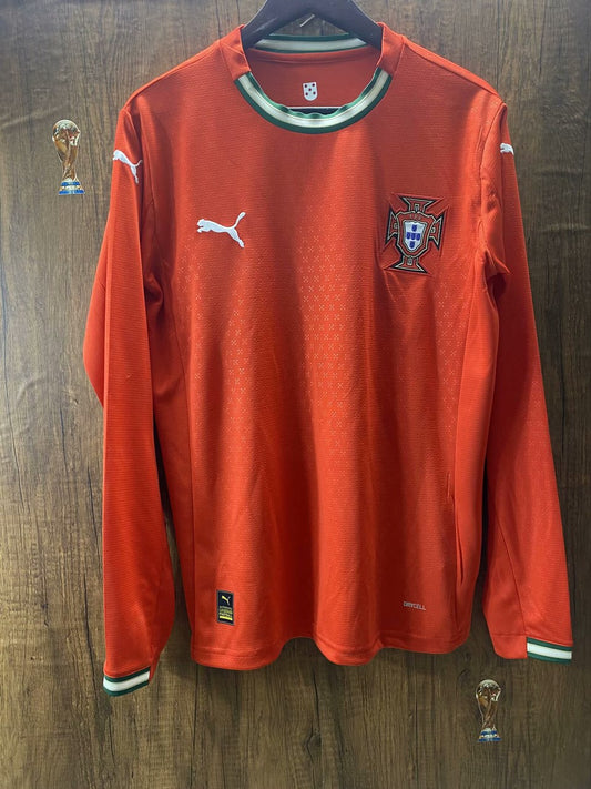 Portugal Home Long Sleeves Fans Football Jersey 2025/2026