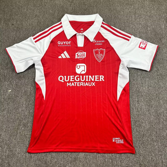Stade Brestois Home Fans Football Jersey 2025/2026