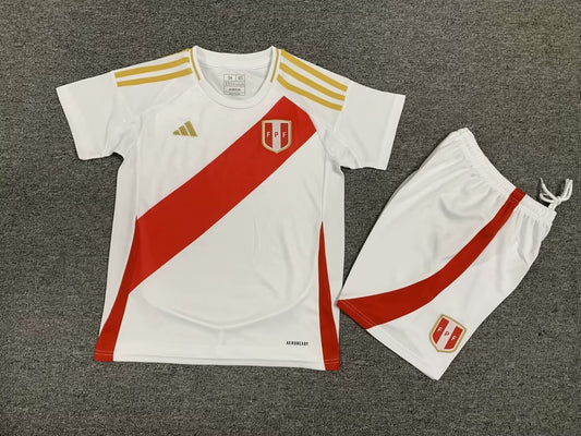 Peru Home Kids Football Jersey 2024/2025