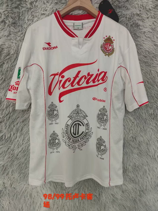 Retro Toluca Away Football Jersey 1998/1999