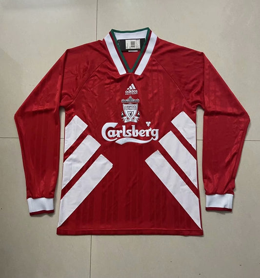Retro Liverpool Home Long Sleeve Football Jersey 1993/1995