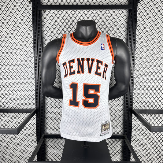 Denver Nuggets Retro White #15 JOKIC NBA Season Jerseys 2006/2007