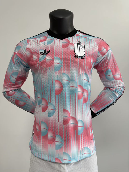 Belgium Away Long Sleeve Player Football Jersey 2026/2027
