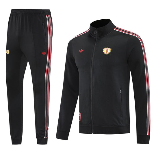 Manchester United Black Jacket Tracksuit 2025/2026