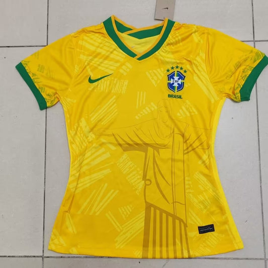 Brazil Yellow Women Fans Football Jersey 2022/2023
