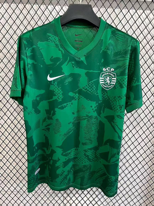 Sporting Lisbon Training Clothes Fans Football Jersey 2025/2026
