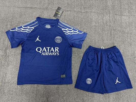 PSG Paris 3R Three Away Kids Football Jersey 2024/2025