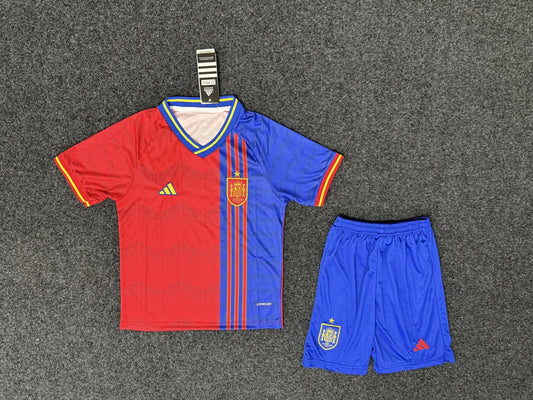 Spain Home Kids 2025 Football Jersey