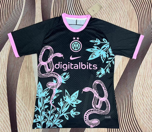 Inter Milan Special Edition Fans Black Football Jersey 2024/2025