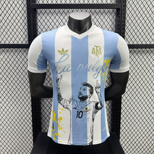Argentina 50Th Anniversary Graffiti Version Player Football Jersey 2025/2026