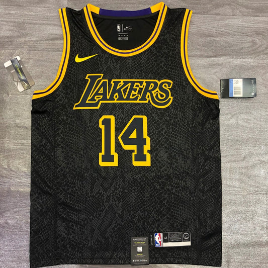 Los Angeles Lakers Black Mamba Great Snake Edition #14 GREEN NBA Season Jerseys
