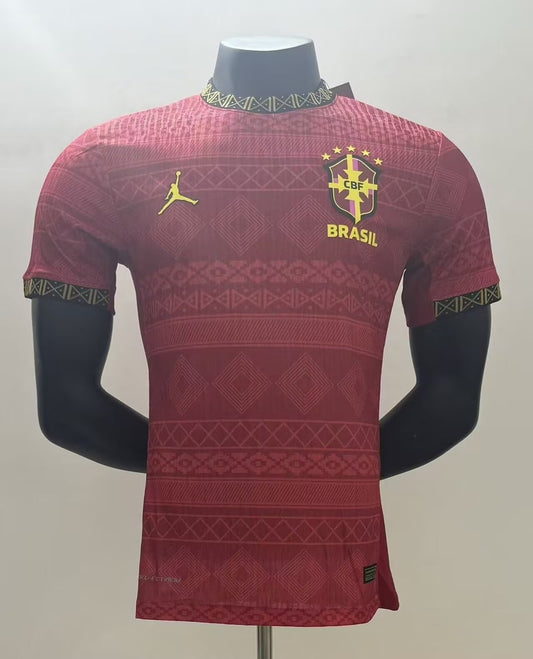 Brazil Special Edition Red Player Football Jersey 2025/2026
