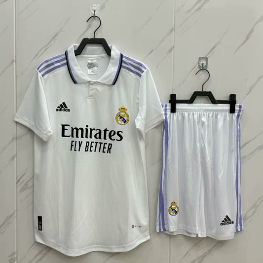 Retro Real Madrid Kits Suit Home Fans Football Jersey 2022/2023