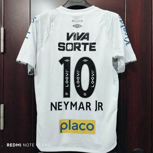 Santos #10 NEYMAR JR Home Fans Football Jersey 2024/2025