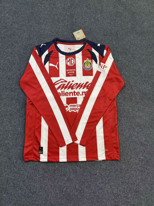 Chivas (Guadalajara ) Home Long Fans Football Jersey 2025/2026