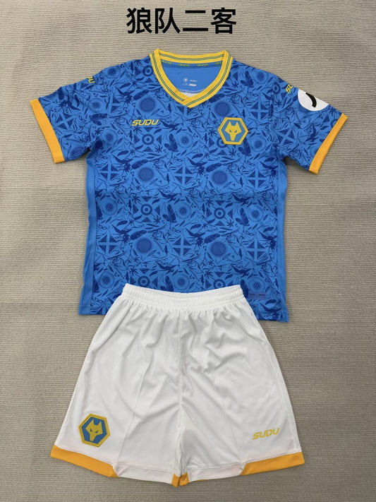 Wolverhampton Wanderers Third Away Fans (Kids And Man) Football Jersey 2025/2026
