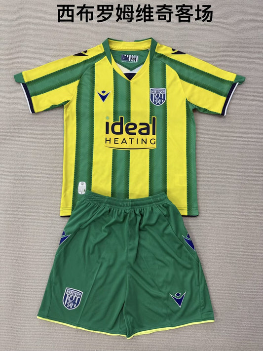 West Bromwich Albion Away Fans Kids Football Jersey 2025/2026 (Kids And Man )