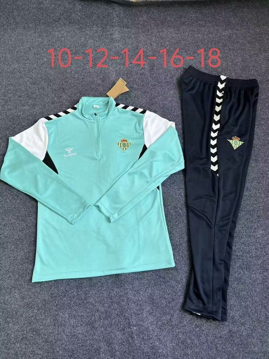 Betis Kids Training Tracksuit Blue 2024/2025