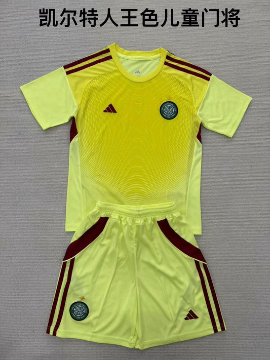 Celtic Goalkeeper Black Kids Football Jersey 2025/2026