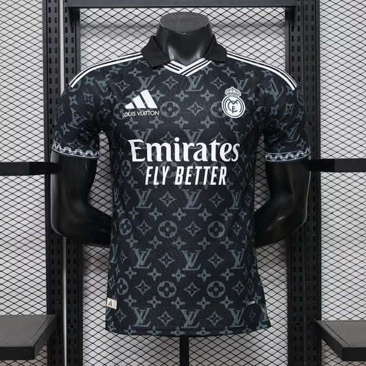 Real Madrid LV Special Edition Black Player Football Jersey 2026/2027