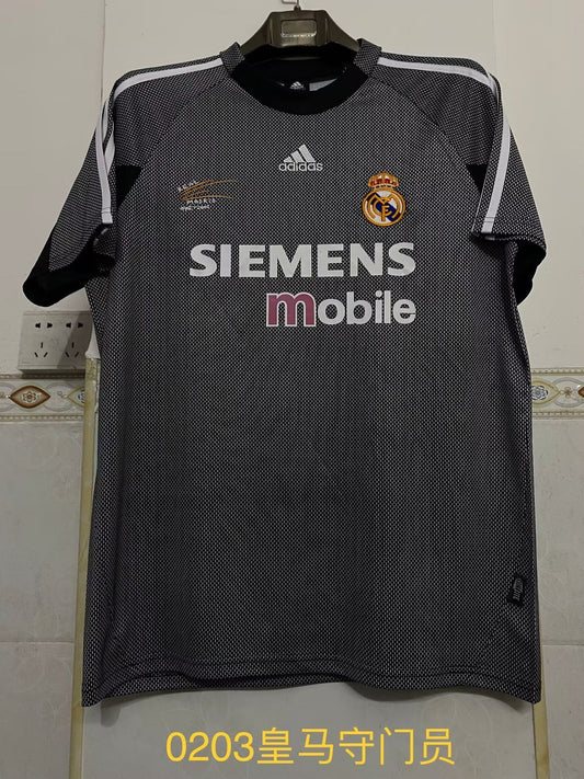 Real Madrid Goalkeeper Football Jersey 2002/2003